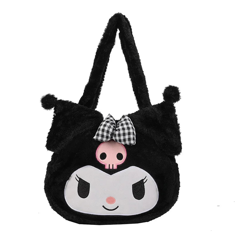 (FREE SHIPPING) Sanrio Multi Style Plush Shoulder Bag Backpack My Melody Kuromi Cinamoroll Gift