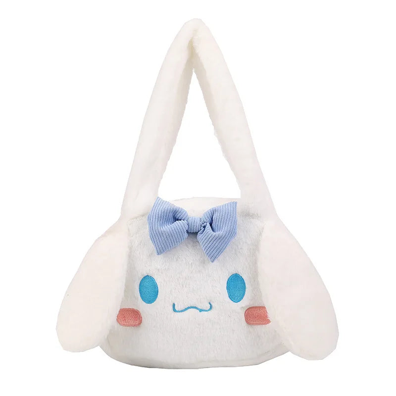 (FREE SHIPPING) Sanrio Multi Style Plush Shoulder Bag Backpack My Melody Kuromi Cinamoroll Gift